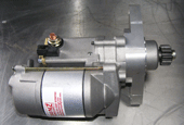 Car starter motor rpm